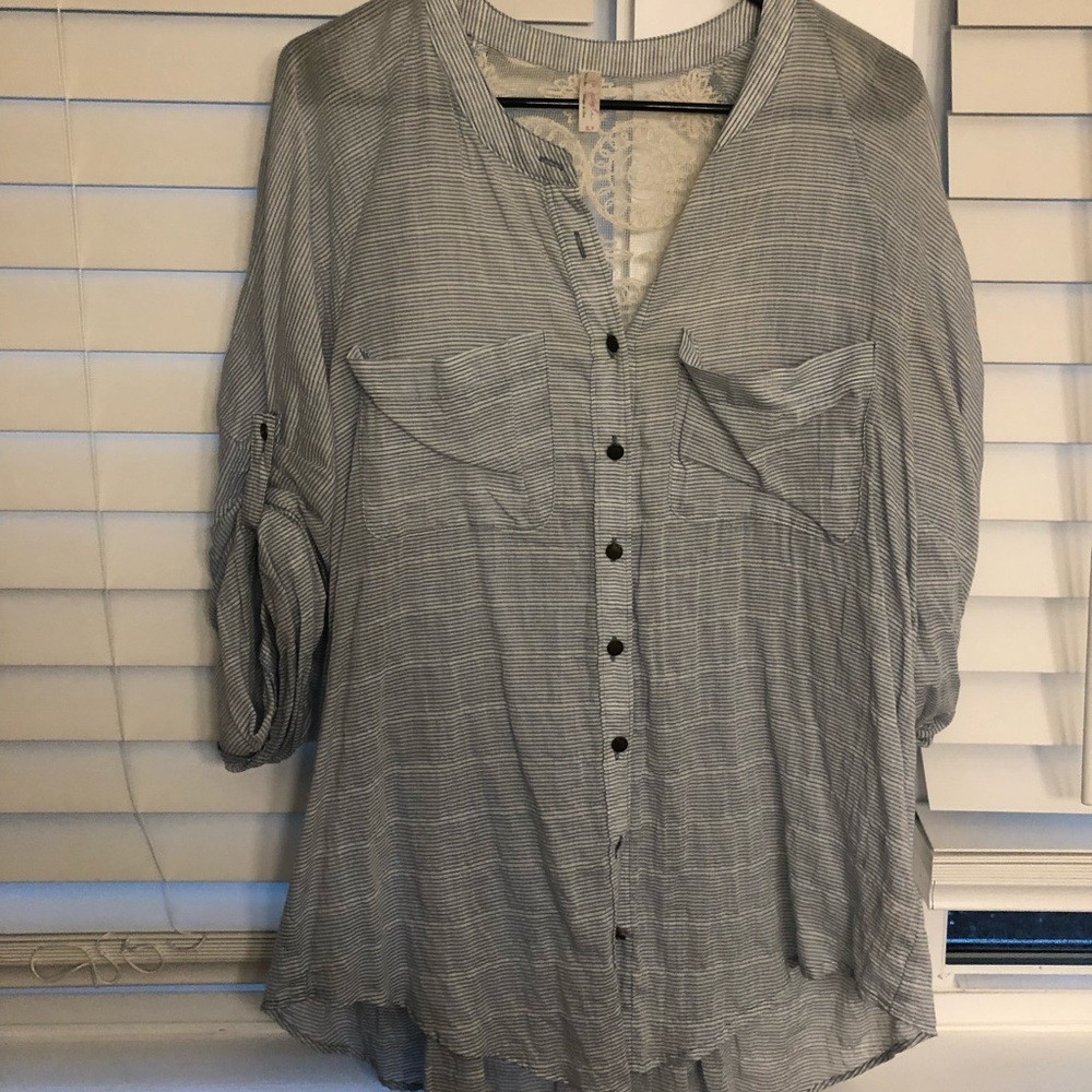 Free People Tunic Blouse